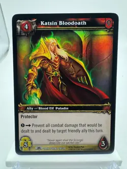 World of Warcraft TCG Foil Promo Dark Portal Katsin Bloodoath - Image 1