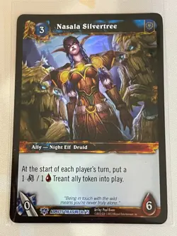 World of Warcraft TCG, Aspects Treasure, 36/75, Nasala Silvertree, Foil, LP - Image 1