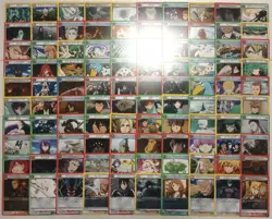 Lot of 100 UNION ARENA One-Punch Man, Shangri-La Frontier, Attack on Titan Set - Image 1