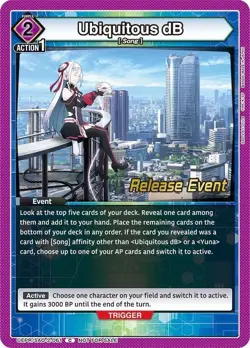 Ubiquitous dB Release - UEPR/SAO-2-061 NM - Union Arena - Image 1