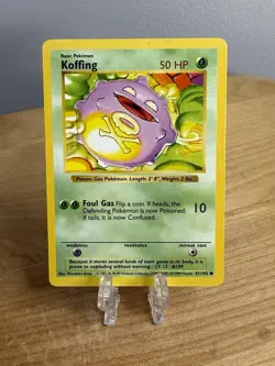 💎 Shadowless Koffing #51/102 Base Set Pokemon Card 1999 WOTC TCG PSA - Image 1