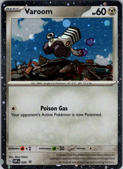 Varoom - SVP026 - Pokemon Promo Scarlet & Violet Ultra Rare Holo Card NM - Image 1