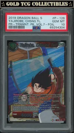 PSA 10 ⭐ Yajirobe Tournament Pack 7 Promo Card Super DBS DBZ Z Heroes - Image 1