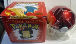 1 - New! Sealed! Pokemon Charizard Trading Card 23k Gold Plated 1999 Burger King - Image 1