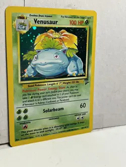 Rare Set 2 Venusaur Foil Holo Holographic # 18/130 PSA Gradeable Pokemon Card - Image 2