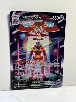 Pokemon TCG Deoxys VMAX # GG45/GG70 Crown Zenith NM - Nice Pack Fresh Card Foil - Image 2