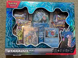 Pokemon TCG: Gyarados ex Premium Collection + Cards & 6 Packs Factory Sealed BOX - Image 1