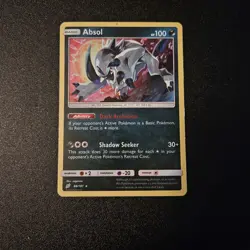 Pokemon TCG Absol 88/181 Team Up Holo Rare Card - Image 1
