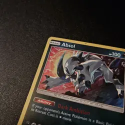 Pokemon TCG Absol 88/181 Team Up Holo Rare Card - Image 2