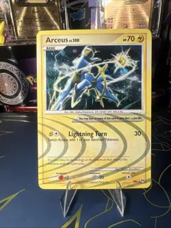 Pokemon TCG Arceus Holo Rare Card AR6/9 - SWIRL - Image 1