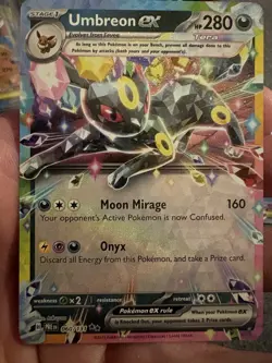 Pokemon EX & Mega Card Lot - Umbreon EX, Mega Sharpedo EX, PFL EN, Holo, 2 Cards - Image 2