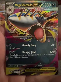 Pokemon EX & Mega Card Lot - Umbreon EX, Mega Sharpedo EX, PFL EN, Holo, 2 Cards - Image 4