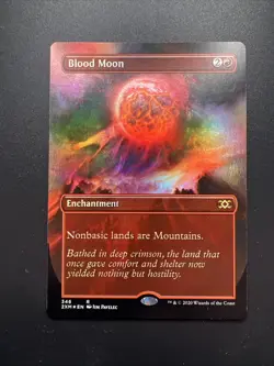 MTG: Double Masters: Foil Borderless Blood Moon NM! - Image 1