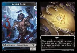 Zombie Rogue (0015) // Plot (0020) Double-Sided Token 0015 // 0020 Near Mint OTJ - Image 1