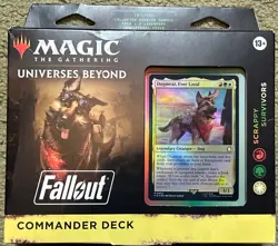 New 2024 Wizards of the Coast Magic: The Gathering Fallout Commander Deck Box $$ 195166228532 - Image 1
