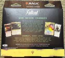New 2024 Wizards of the Coast Magic: The Gathering Fallout Commander Deck Box $$ 195166228532 - Image 2
