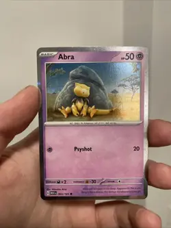 Pokemon TCG Scarlet & Violet 151 - Abra 063/165 Cosmo Holo - Image 1