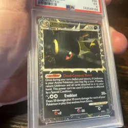 2010 Pokemon Umbreon 86/90 Prime Undaunted Heartgold & Soulsilver PSA 5 Swirl 🔥 - Image 4