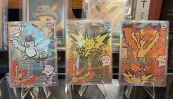 After Skool Hobby Pokemon Genetic Mystery 1st Ed. Legendary Birds Ultra Rares - Image 2