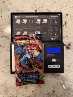 VERY HEAVY!! (22.46g) Pokemon Phantasmal Flames – Factory Sealed Booster Pack! - Image 1