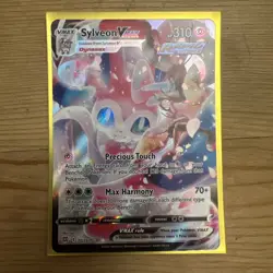 Pokemon TCG Sylveon VMAX TG15/TG30 Full Art Rare Brilliant Stars NM - Image 1