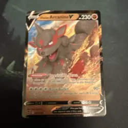 Pokemon TCG Hisuian Arcanine V 090/195 230 HP Ultra Rare Holo - Image 1