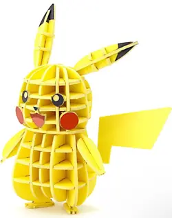 si-gu-mi PLUS Paper Art 3D puzzle POKEMON Pikachu New 2020 Sealed 57pieces Build - Image 2