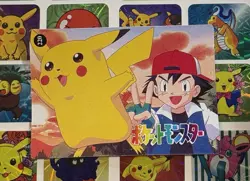 Pokemon Charizard Vintage Pocket Monsters Vending HOLO Prism Sticker 1998 - Image 5