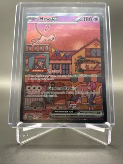 Mew ex SVP053 Pokemon TCG Scarlet & Violet Promo Holo Full Art NM - Image 1