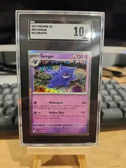 Pokemon Gengar Holo #094/165 Scarlet & Violet 151 2023 - SGC 10 Gem Mint - Image 1