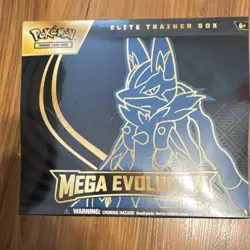 Pokemon Mega Evolution Elite Trainer Box Booster Collectors Lucario Riolu - Image 1