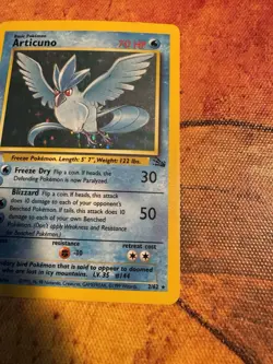 Vintage Pokemon Holo Articuno | Base Set WOTC | Legendary Bird - Image 3