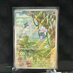 Pokemon Meditite 153/142 Sv07 Stellar Crown Illustration Rare Holo 70 HP - Image 1