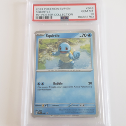 PSA 10 Pokemon Squirtle SVP #048 151 Poster Coll. Cosmos Holo Promo - Image 1