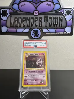 Sabrina’s Gengar Holo #14 PSA 4 - 2000 Pokemon Gym Heroes 💫SWIRL - Image 1