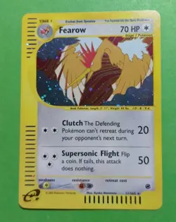 Fearow 011/165 Expedition Base Set Holo Pokemon, MP - Image 1