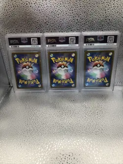 Bulbasaur Charmander Squirtle 166 168 170 Japanese PSA 9 Pokemon 151 - Image 5