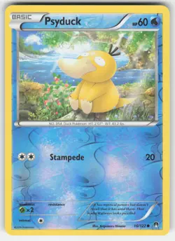 Psyduck 16/122 Common BREAKpoint Pokemon Reverse Holo NM - Image 1