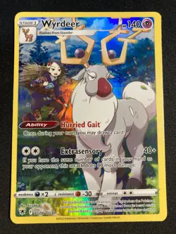 Pokemon TCG Wyrdeer Sword & Shield - Astral Radiance TG06/TG30 Holo Rare - NM - Image 1