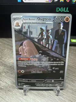Pokemon TCG Team Rocket’s Dugtrio 239/217 Illustration Rare Ascended Heroes - Image 1