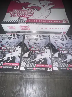 Pokemon White Flare ETB & White Flare Booster Bundle X3 Factory Sealed - Image 4