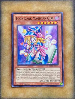 Yugioh Toon Dark Magician Girl DPBC-EN044 Common 1st Ed NM - Image 1