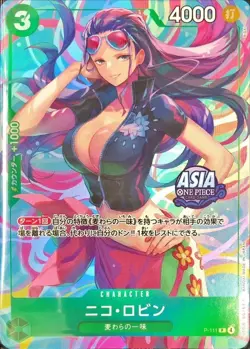 Nico Robin P-111 Promo ASIA Mini-tin Pack Set vol.2 One Piece Card Japan/A3 - Image 2