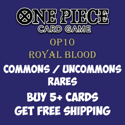 One Piece CCG OP10 Royal Blood Near Mint Singles Choose Your Card - Image 1