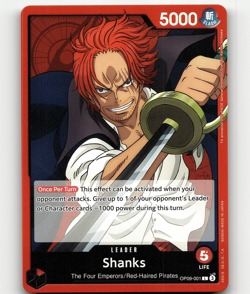 One Piece Card Game Shanks (001) - Emperors in the New World - Image 1