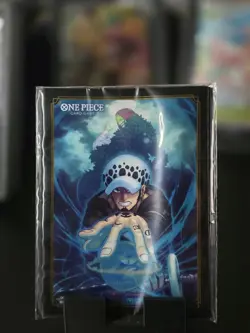 One Piece TCG Trafalgar Law Card Sleeves – Devil Fruit Collection – 10ct Sealed - Image 1