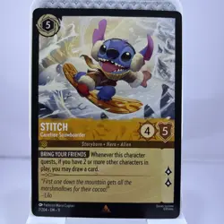 Stitch #7/204 Disney Lorcana Winterspell 2026 Rare Foil TCG Card - Image 1
