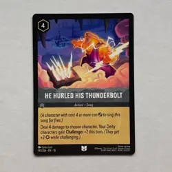 He Hurled His Thunderbolt 197/204 Disney Lorcana Whispers in the Well NM - Image 1