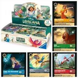 Disney Lorcana Archazias Insel Einzelkarten FOIL Sleeved NM DE Monatsupdates - Image 1