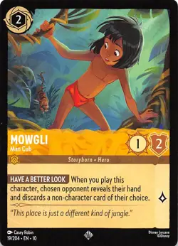 Mowgli Man Cub 19/204 Whispers in the Well Disney Lorcana - Image 1